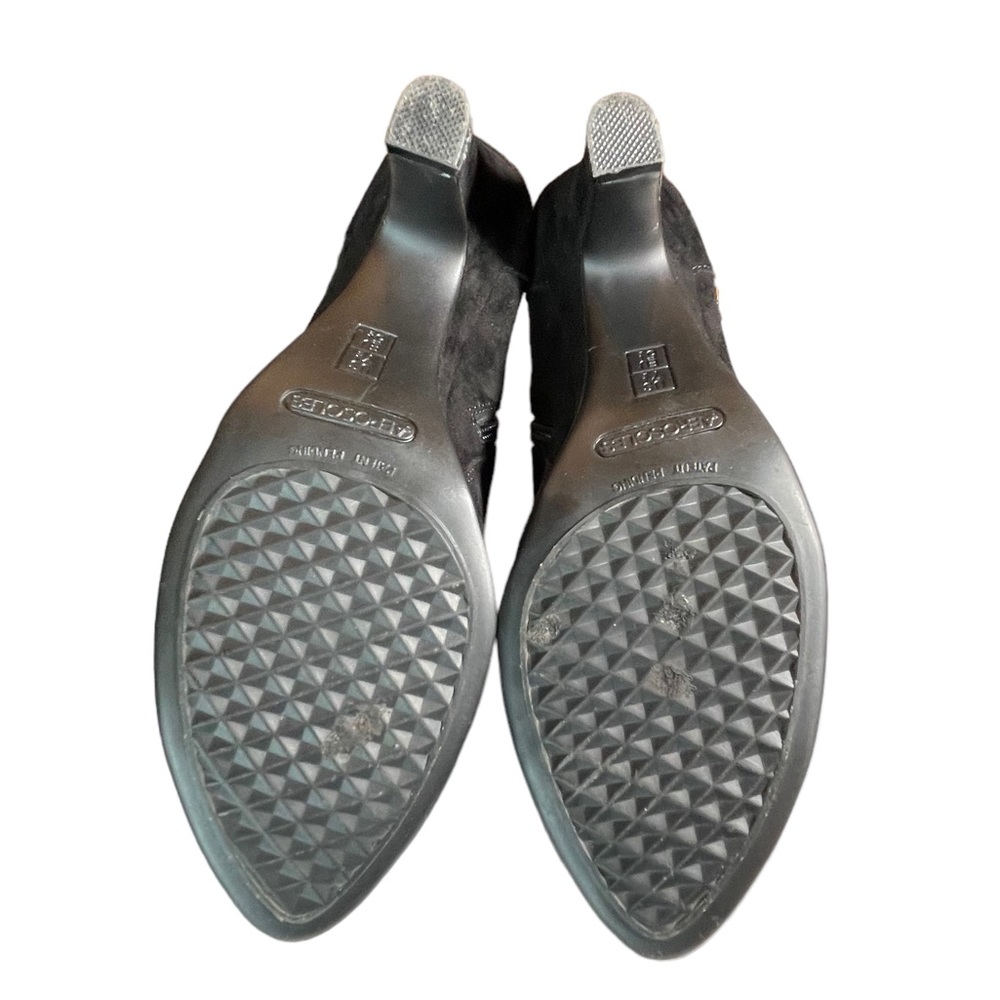Aerosoles Black Suede Slip On Heels Womens Shoes Size 7.5 - Picture 14 of 15
